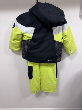 Obermeyer Kids Neon Yellow and Black Ski Bibs